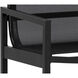 Merano Black Outdoor Dining Armchair, Set Of 2